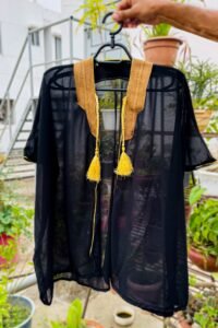 Kids Royal Abaya in Black