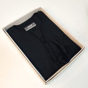 Premium Emirati Kandura Thobe in Classic Black