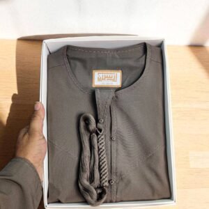 Premium Emirati Kandura Thobe in French Brown