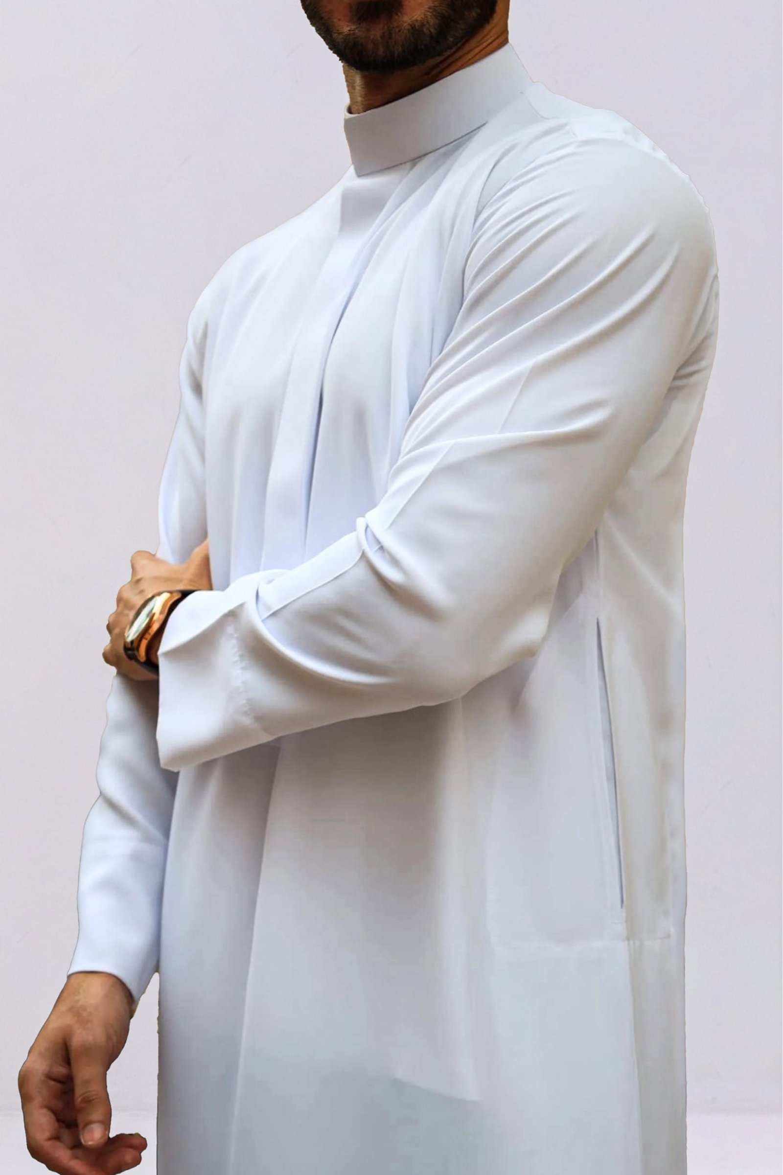 web-1.jpg Men’s Arabian Noor-e-White Jubba - Image 1